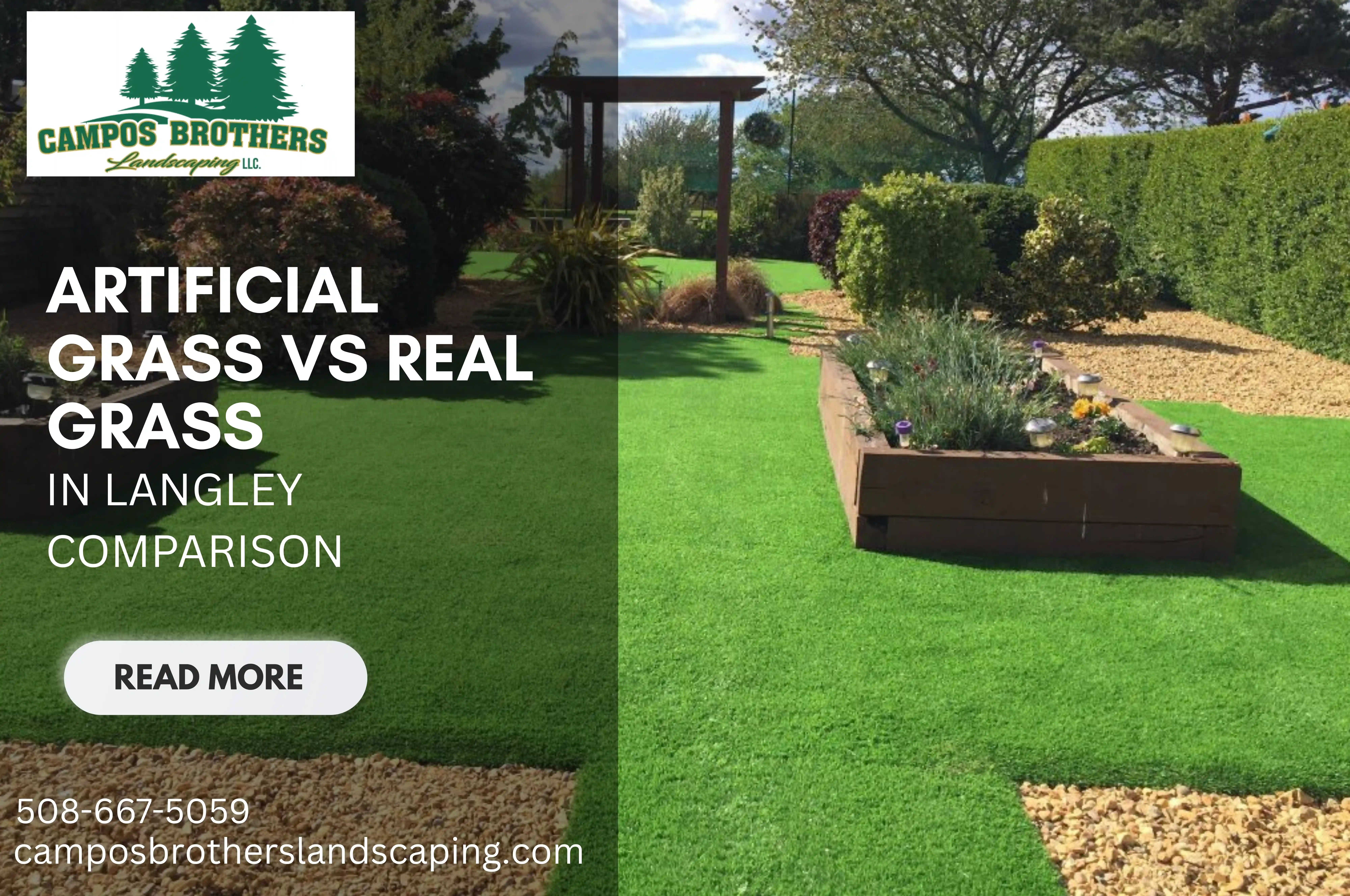 Artificial Grass vs Real Grass in Langley 