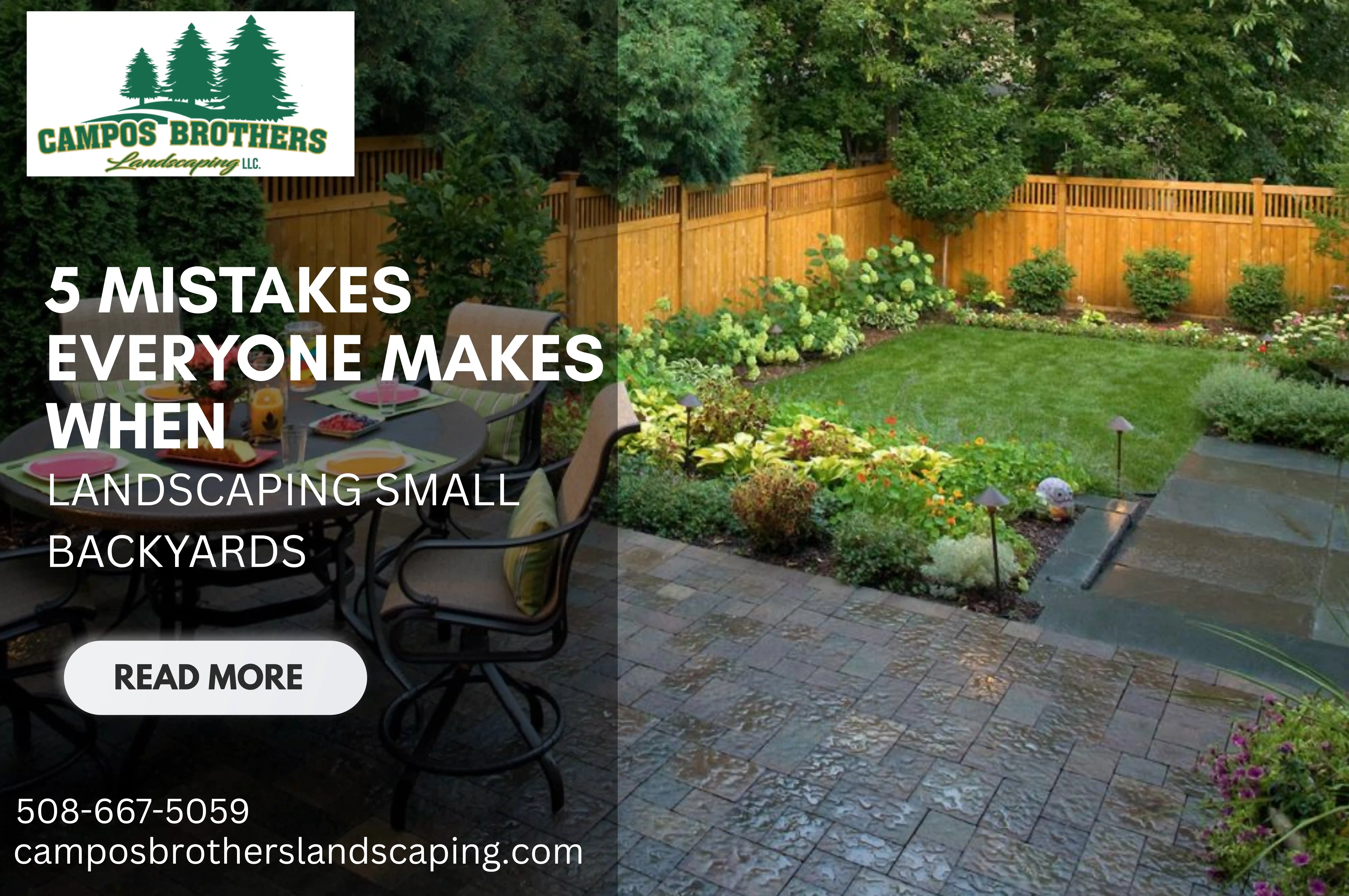 Mistakes Everyone Makes When Landscaping Small Backyards